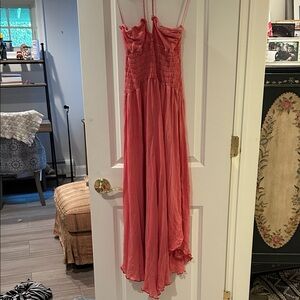 Urban Outfitters Coral Jumpsuit